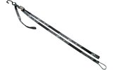 Carabiner Tension Straps extra strong 213cm black