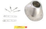 Silencer End Cap FMF Factory 4.1 RCT stainless steel