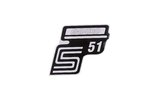Sticker S51 Enduro white Simson
