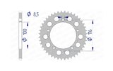 Rear Sprocket Afam aluminium 44 teeth KX 60