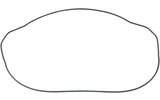 Gasket clutch case Moose Racing XR 400