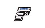 Sticker S51 Enduro blue Simson