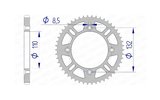 Rear Sprocket Afam aluminium 428 / 49 teeth SX / TC 85