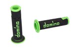 Grips Domino A450 On-Road Racing black / green (open ends)