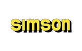 Sticker tank yellow / black Simson