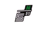 Sticker S51 N green Simson