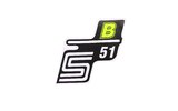 Sticker S51 B neon yellow Simson