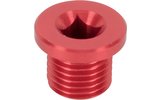 Oil Drain Screw magnetic Moose Racing red Husqvarna