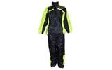Rain Jacket + Pants Trendy black / neon yellow XXL