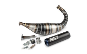Pakoputkisto Stage6 R/T 80 - 90cc CNC Sininen/Musta Minarelli AM6