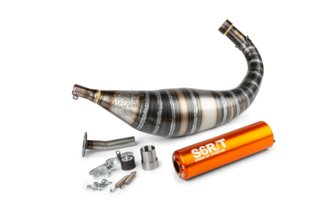 Pakoputkisto Stage6 R/T 80 - 90cc CNC oranssi Minarelli AM6