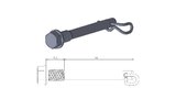 Brake Pad Pin Moto Master rear TC / SX 85