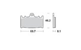 Brake Pads for caliper Moto Master Supermoto 4 pistons