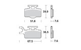 Brake Pads front Moto Master Pro Racing GP KX 65