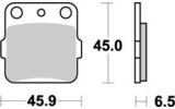 Brake Pads front Moto Master Nitro CR 85 / CRF 150