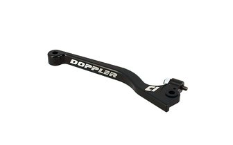 Jarrukahva Doppler CNC musta Derbi/Gilera/Piaggio/Peugeot