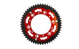 Rear Sprocket 53T / 420 Conti bi-metal red Senda / SX50 after 2011
