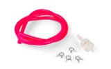 Kit Fuel Hose + Filter MotoForce Racing 5mm pink