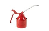 Oil Can Pressol metal w. pump red rigid spout 135mm / 250ml