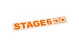 Sticker plotted Stage6 110x33mm orange