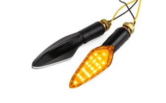 LED-vilkut STR8 peräkkäiset Sisak musta