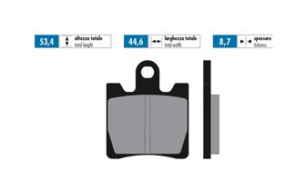 Polini alkuperäiset jarrupalat Suzuki Burgman AN 250 - 400 ennen 2006