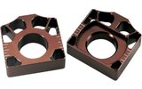 Chain Tensioners / Axle Blocks Pro Circuit red CR / CRF 2000-2008