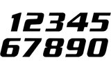 Number Sticker x3 Blackbird #0 20X25cm black