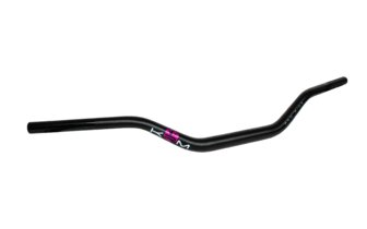 Ohjaustanko MX 28mm KRM musta/pinkki