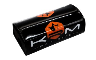 Ohjaustangon pehmuste ilman poikkipalkkia KRM musta/oranssi