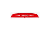 Sticker Solex 3800 (air filter) red