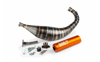 Pakoputkisto Stage6 R/T 80 - 90cc CNC oranssi Derbi