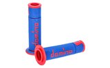Grips Domino A450 On-Road Racing blue / red (open ends)