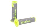 Grips Domino A450 On-Road Racing grey / yellow (open ends)