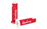 Grips Domino A450 On-Road Racing red / white (open ends)