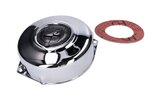 Ignition Cover chrome plated / black logo Puch Maxi / X30