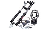Disc Brake + Fork Set swiing EBR hydraulic Puch