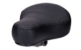 Seat flat 60mm quilted black moped