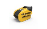 Disc Lock w/ alarm XA10 Oxford 10mm yellow / black