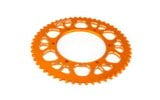 Rear Sprocket 53T - 420 Stage6 alu CNC orange Aprilia SX 50