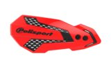 Handguards Polisport MX Flow red / black CRF 250 / 450 mechanic clutch