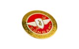 Sticker Zündapp w/ feather tank round red