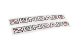 Sticker Zündapp (x2) 220x 20mm black / white
