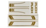 Sticker Puch Maxi (x6) PVC gold