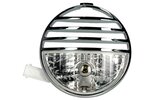 Horn Cover Insert w/ LED parking light Piaggio Vespa GTS / GTV 125 - 300cc chrome