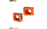 Chain Tensioners / Axle Blocks RFX Pro orange KTM 65