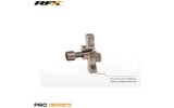 Adjuster and Screw for clutch lever RFX Pro hard anodized