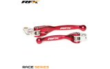 Lever Set RFX Race folding forged red CR / CRF 2004 2007