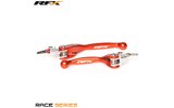 Lever Set RFX Race folding forged orange KTM SX 65