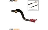 Brake Pedal RFX Pro folding black / red Honda CR 250
